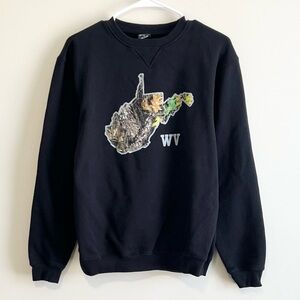 West Virginia Camo State Crewneck Sweatshirt